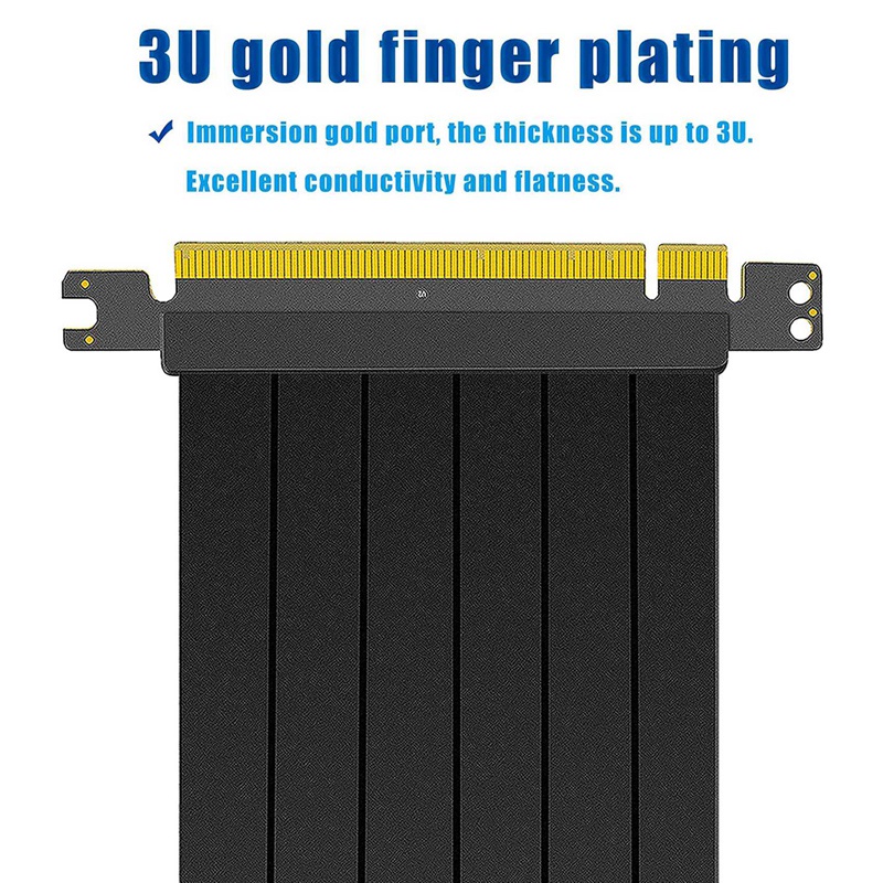Dây cáp mở rộng thẻ đồ họa PCIE 3.0 16X 180 độ 1X15cm | BigBuy360 - bigbuy360.vn