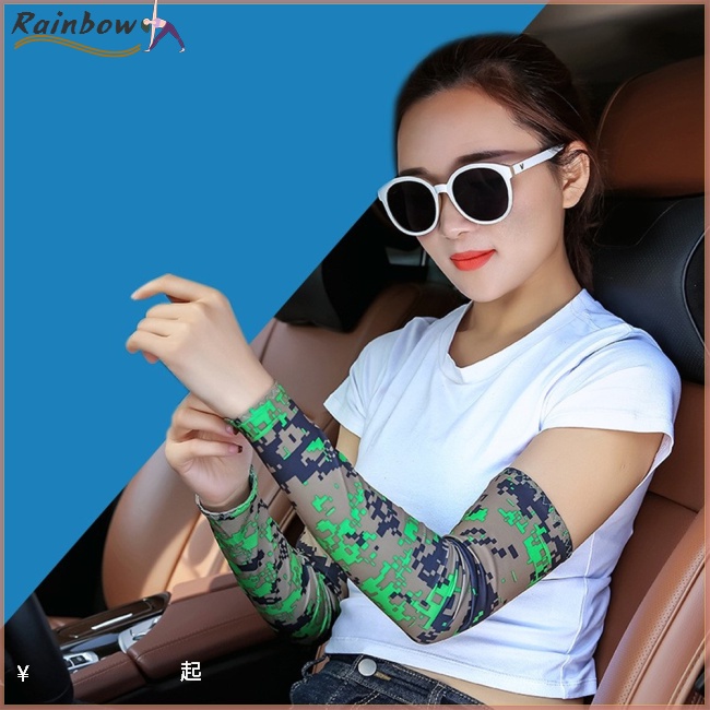 Vỏ bọc cánh tay chống nắng bằng lụa mát tiện dụng cho hoạt động ngoài trời