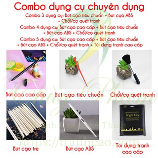 Tranh Cạo: Bút Cạo Cao Cấp & Dụng Cụ Tranh Cạo