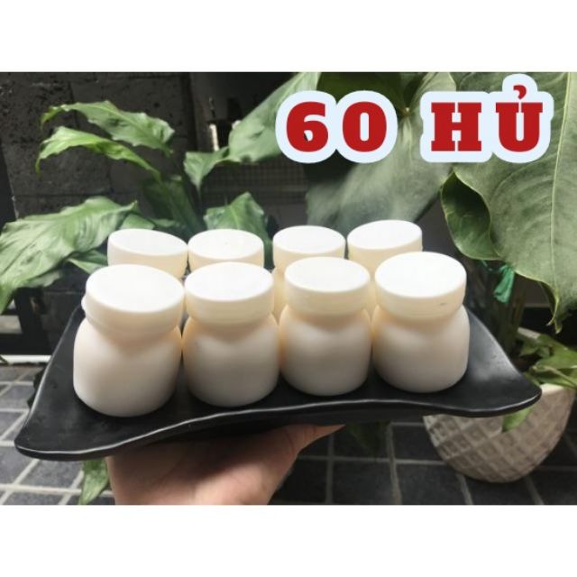 5 Lốc (60 hủ) Rỗng 90ml Đựng Sữa Chua