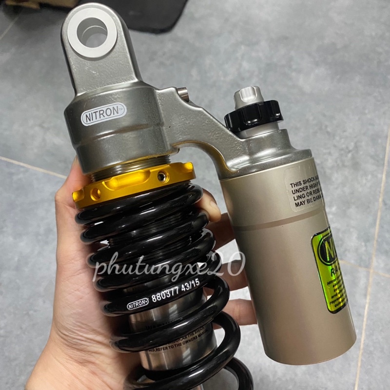 Phuộc nhún sau Nitron bình dầu gắn xe tay ga 1 phuộc Vario Vision Click Lead Janus Luvias Ultimo Sh Mode ...