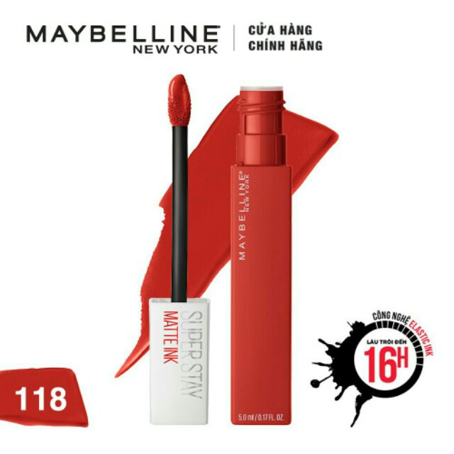 SON LÌ MAYBELINE SUPER STAY MATTE INK MAYBELLINE | Thế Giới Skin Care
