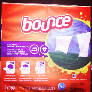 GIẤY THƠM BOUNCE 160 TỜ×2 HỘP