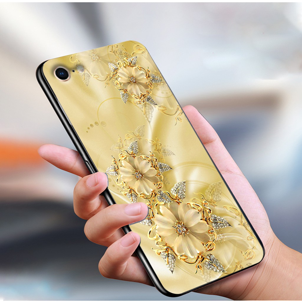 Ốp lưng điện thoại mặt kính cường lực giả đá IPHONE 7-8 Ốp điện thoại cao cấp Shop,viet9