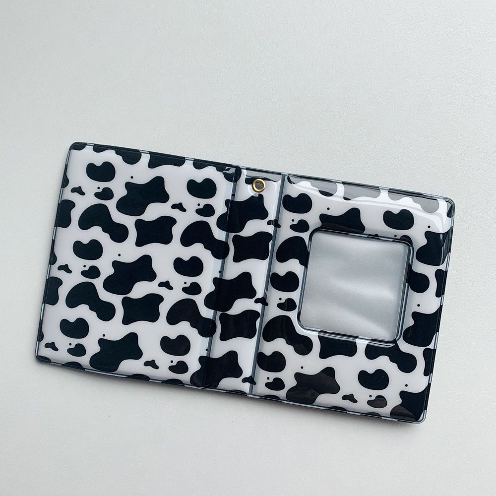 Album ảnh mini hai mặt gồm 16 trang đựng ảnh cỡ 3inch họa tiết bò sữa đáng yêu