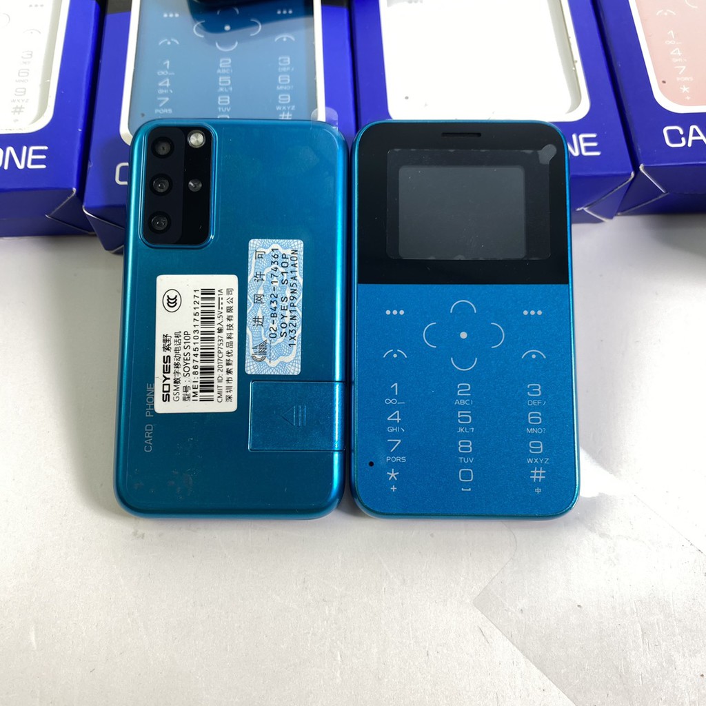 Điện thoại mini nhỏ gọn S10P như thẻ ATM thời trang phong cách cá tính | BigBuy360 - bigbuy360.vn