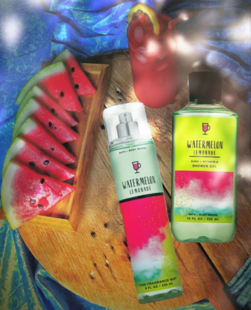 (30ML)XỊT THƠM WATERMELON LEMONADE BATH AND BODYWORKS