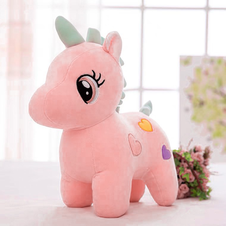 Gấu Bông Kỳ Lân Tim Nhỏ Nhắn Cho Bé Yêu, Thú Nhồi Bông Cao Cấp - Gấu Xinh -G58
