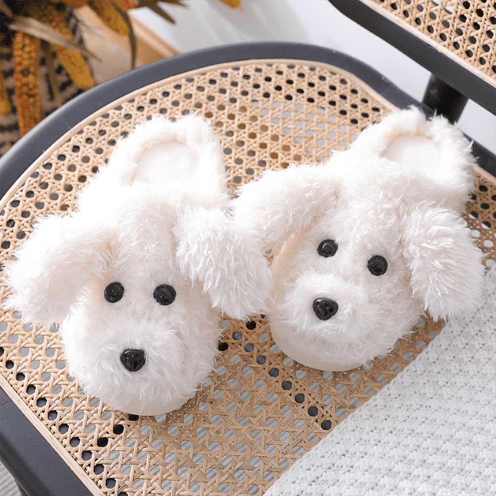 Dép Bông Poodle Siêu Dễ Thương