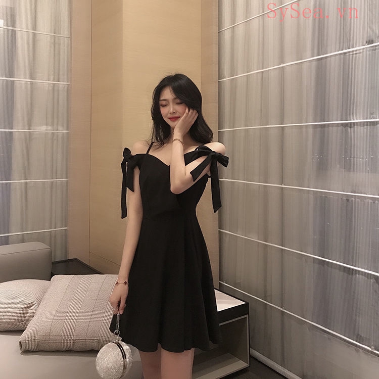 Đầm Dạ Hội Trễ Vai Thanh Lịch Cho Nữ