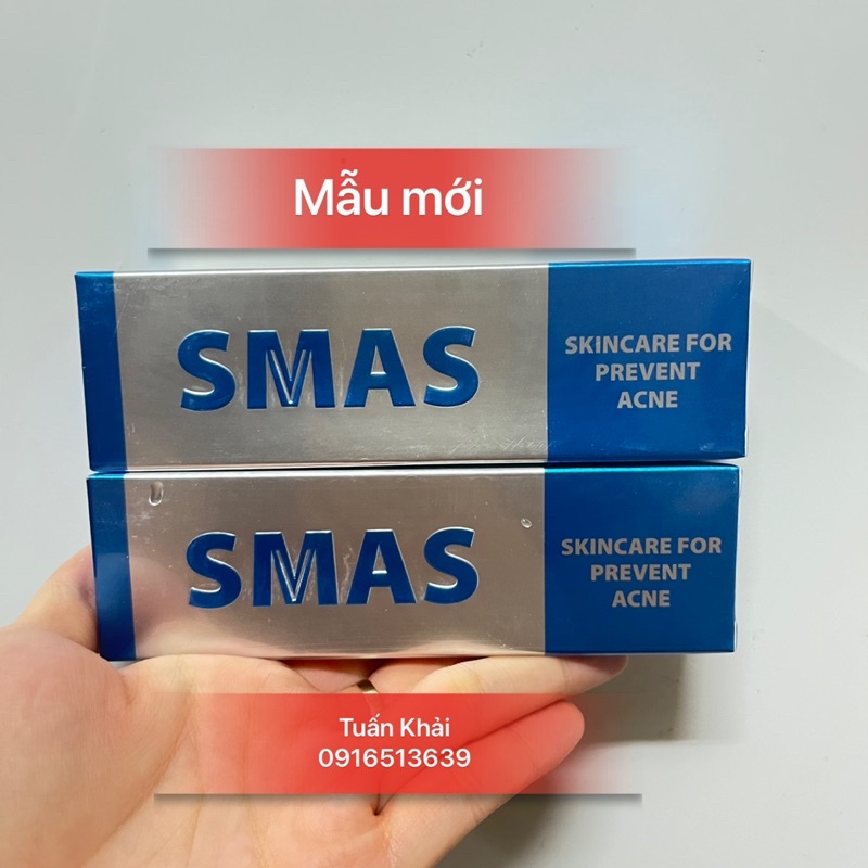 Sữa rữa mặt SMAS và kem mụn  SMAS