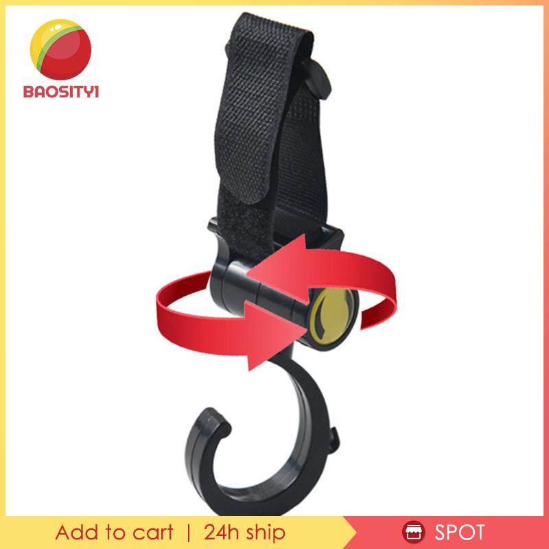 Set 1 / 2 Móc Treo Đồ Gắn Xe Đẩy Em Bé Đa Năng