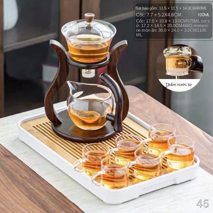 UBộ ấm trà thủy tinh lười bán tự động đèn lồng đèn hoàng cung, khách đến nhà, người nổi tiếng net, cùng loại nghệ thuật