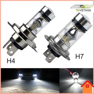 Bộ 2 bóng đèn led bi mini chân h4 siêu sáng ánh sáng 6000k cho xe hơi