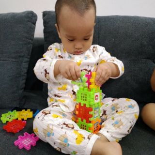 Combo 3 bộ cotton giấy cực đẹp cho bé