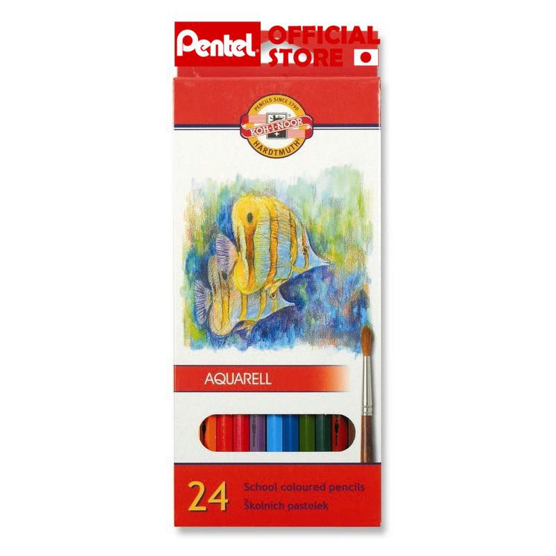 Bút Chì Màu Nước KOH-I-NOOR 3716 Bộ 12/24 Màu | Màu Sắc Đa Dạng | Hiệu Ứng Màu Nước | Chuyên Nghiệp Học Sinh