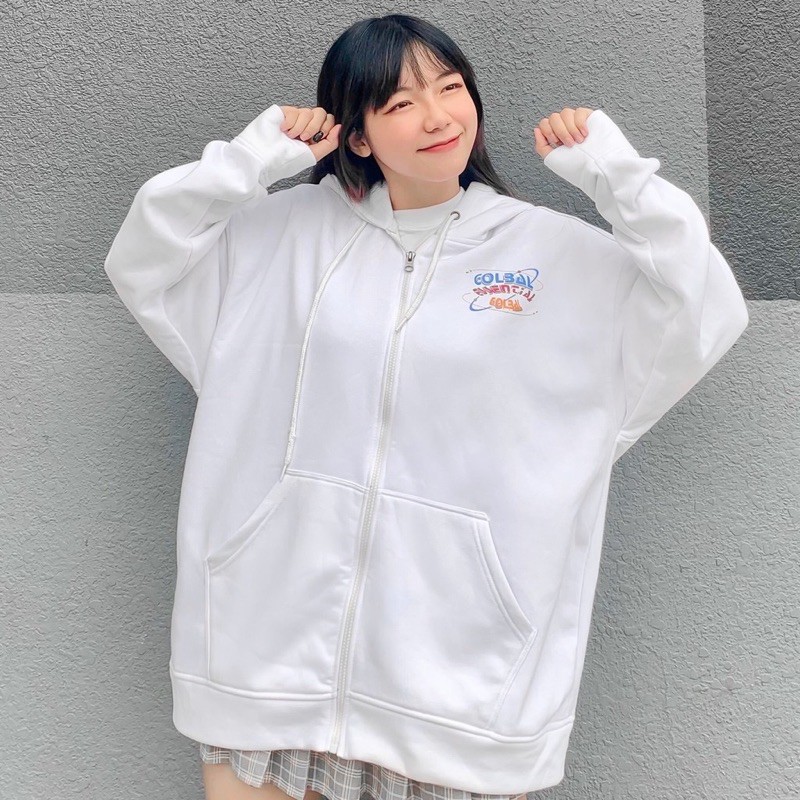 ÁO KHOÁC HOODIE GLOBAL NỈ BÔNG DÀY DẶN | BigBuy360 - bigbuy360.vn