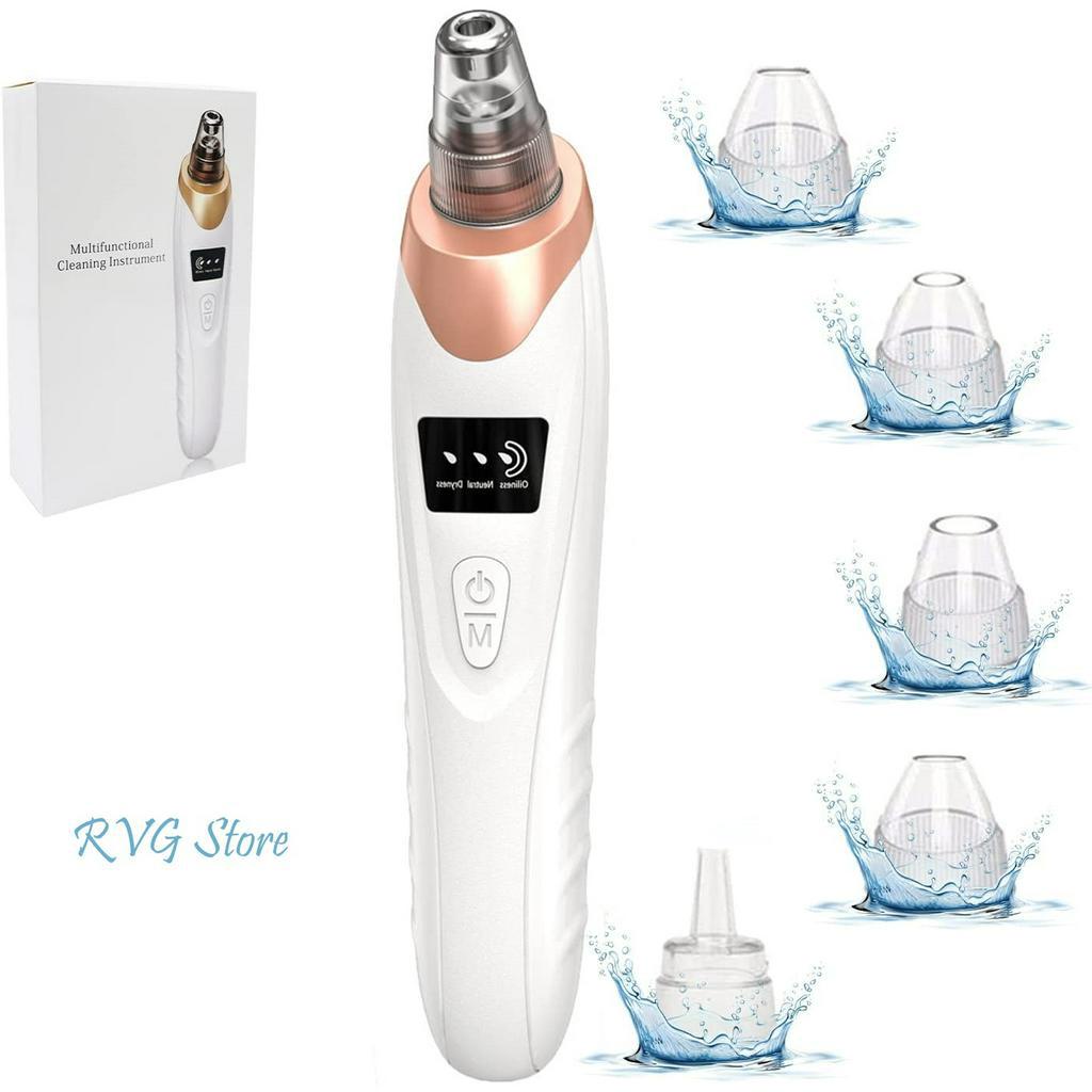 [Cao Cấp] Máy Hút Mụn Đầu Đen HY9, Máy Hút Mụn Cầm tay mini Có Màn Hình LED Kèm Với 5 Đầu Hút Cực Mạnh Hàng Công Ty