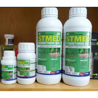 Thuốc diệt muỗi STMED Permethrin 50EC nhập khẩu Anh Quốc chai 100ml