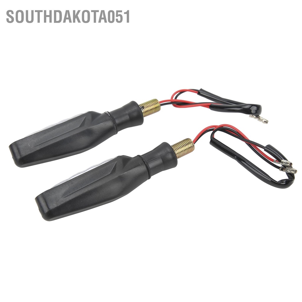 Southdakota051 4 cái Đèn LED xe máy báo rẽ ban ngày chạy phía trước sau 12V Màu hổ phách