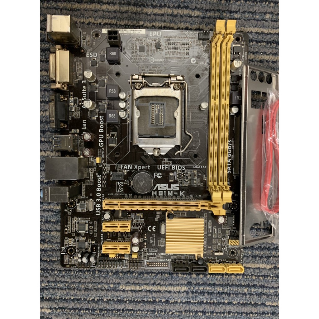 [THANH LÝ XẢ LỖ]  Bo mạch chủ , Main asus h81 M-K, Main máy tính H61, H81 , H110 .nguyên Zin, hàng like new, Bảo hành 1