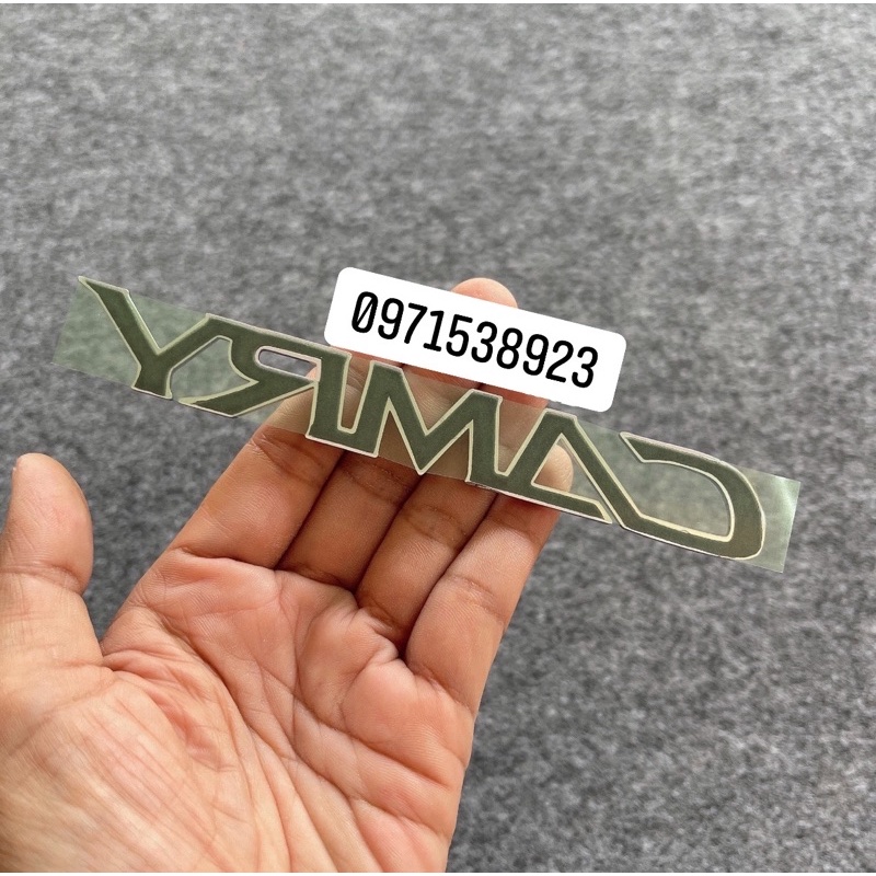 LOGO CHỮ NỔI CAMRY 2002-2006 XỊN CHÍNH HÃNG 7544206041
