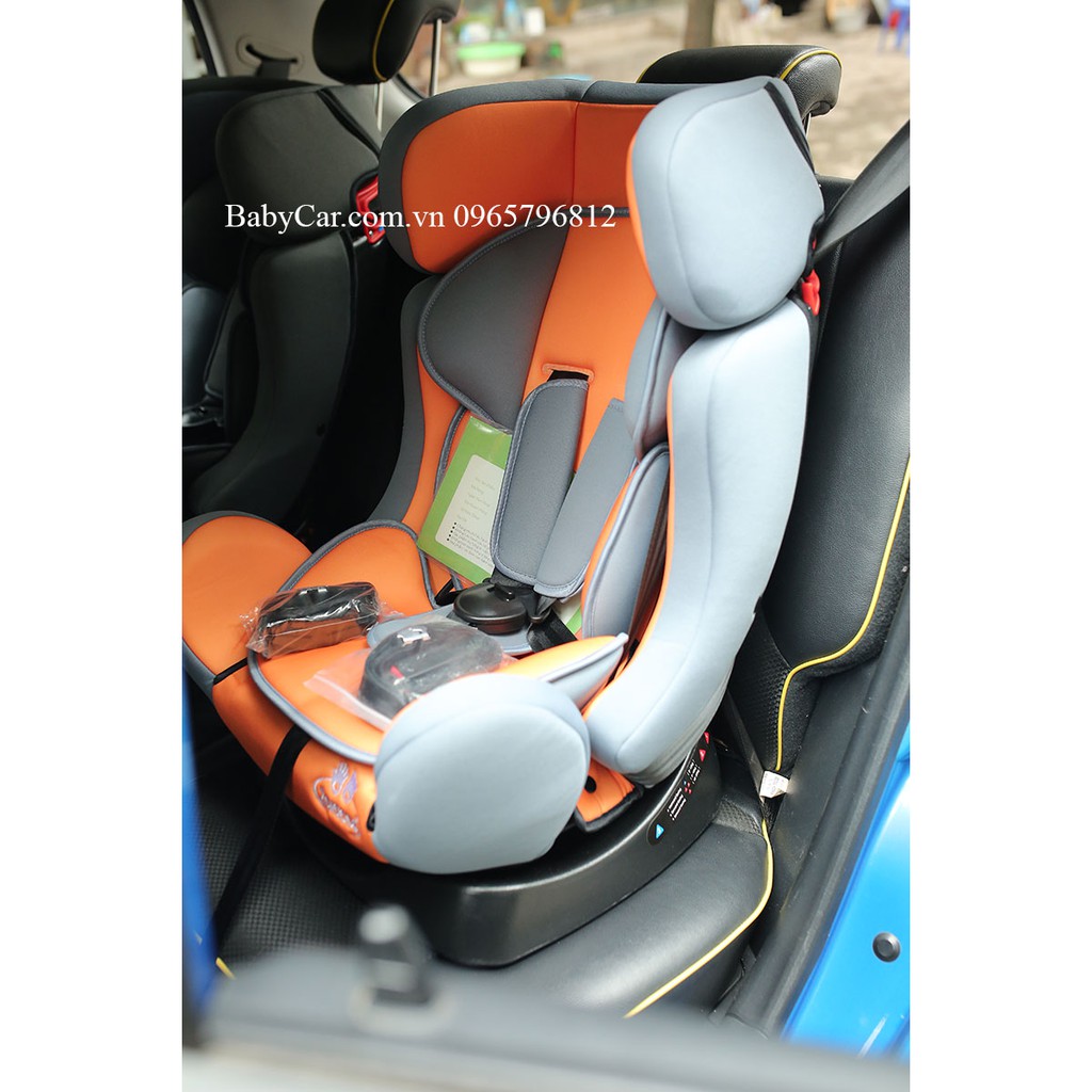 Ghế ngồi ô tô cho bé Zaracos NAVIO 5196 ISOFIX – Red (Dùng cho bé 0 - 12 tuổi)