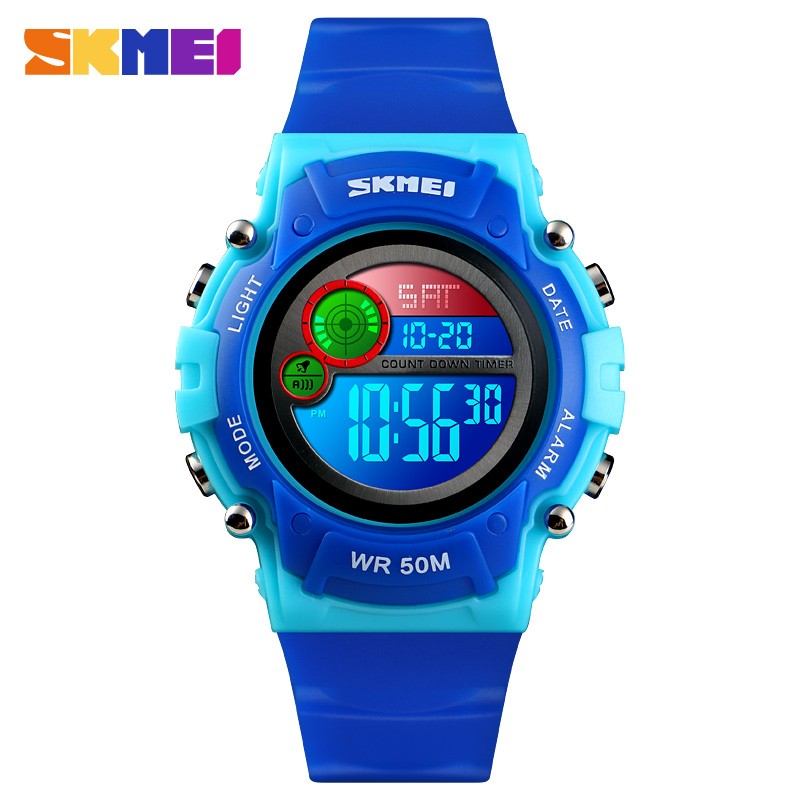 Đồng Hồ Thể Thao Skmei 1477 Chống Sốc Với Đèn Led Nhiều Màu