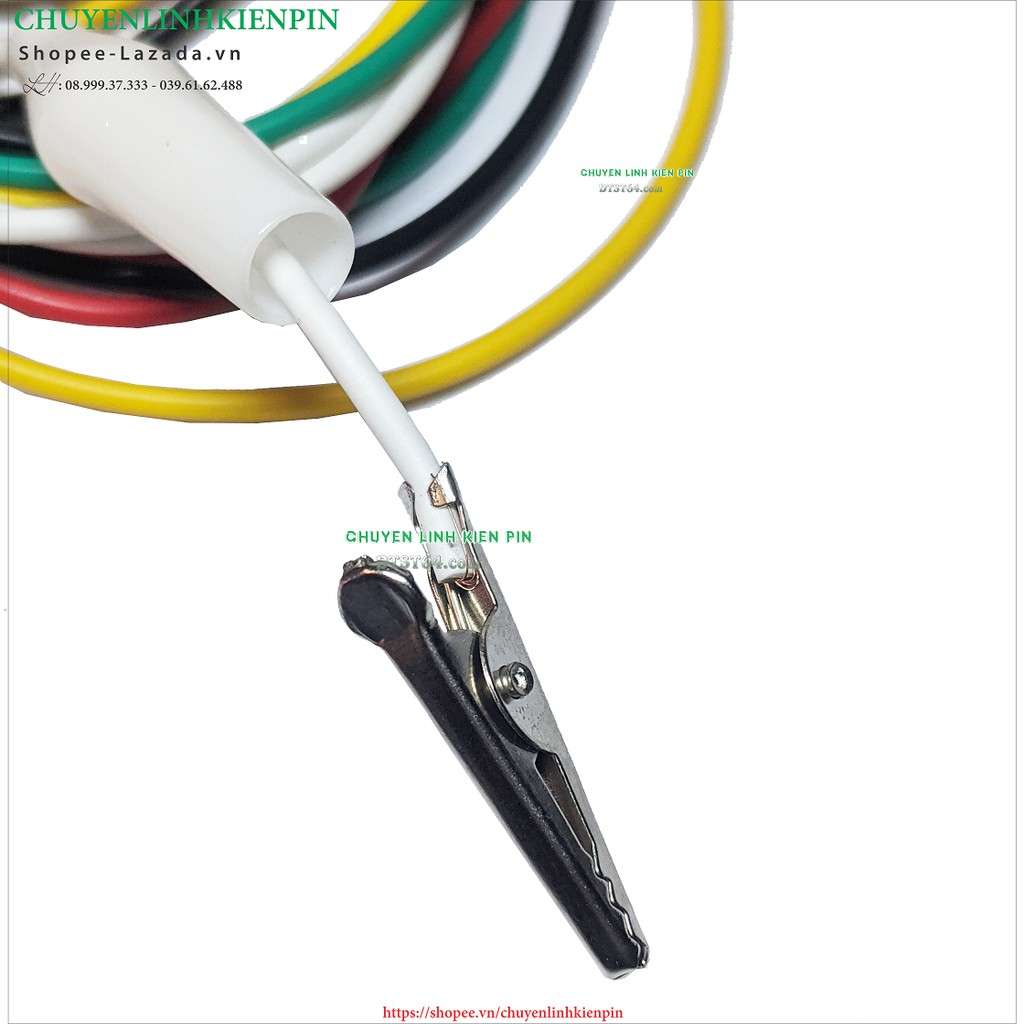 Bộ 5 dây (10 đầu kẹp cá sấu) size 28mm ( BL64_226 )