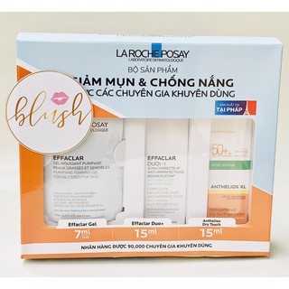 Bộ sản phẩm chống nắng và giảm mụn toàn diện La Roche Posay