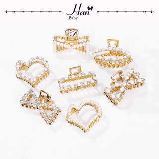 Kẹp tóc đính đá phong cách Hàn Quốc cực sang chảnh