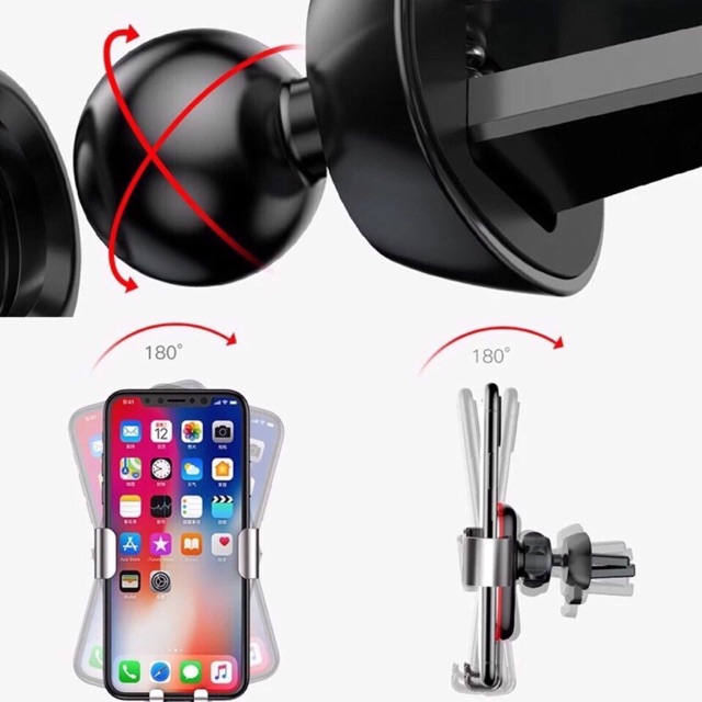 Giá Đỡ Điện Thoại Trên Xe Hơi Baseus Metal Age Gravity Car Mount | BigBuy360 - bigbuy360.vn