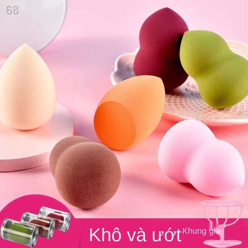 bông trang điểm làm đẹp quả trứng cushion phấn bầu khô ướt không ăn rt dụng cụV