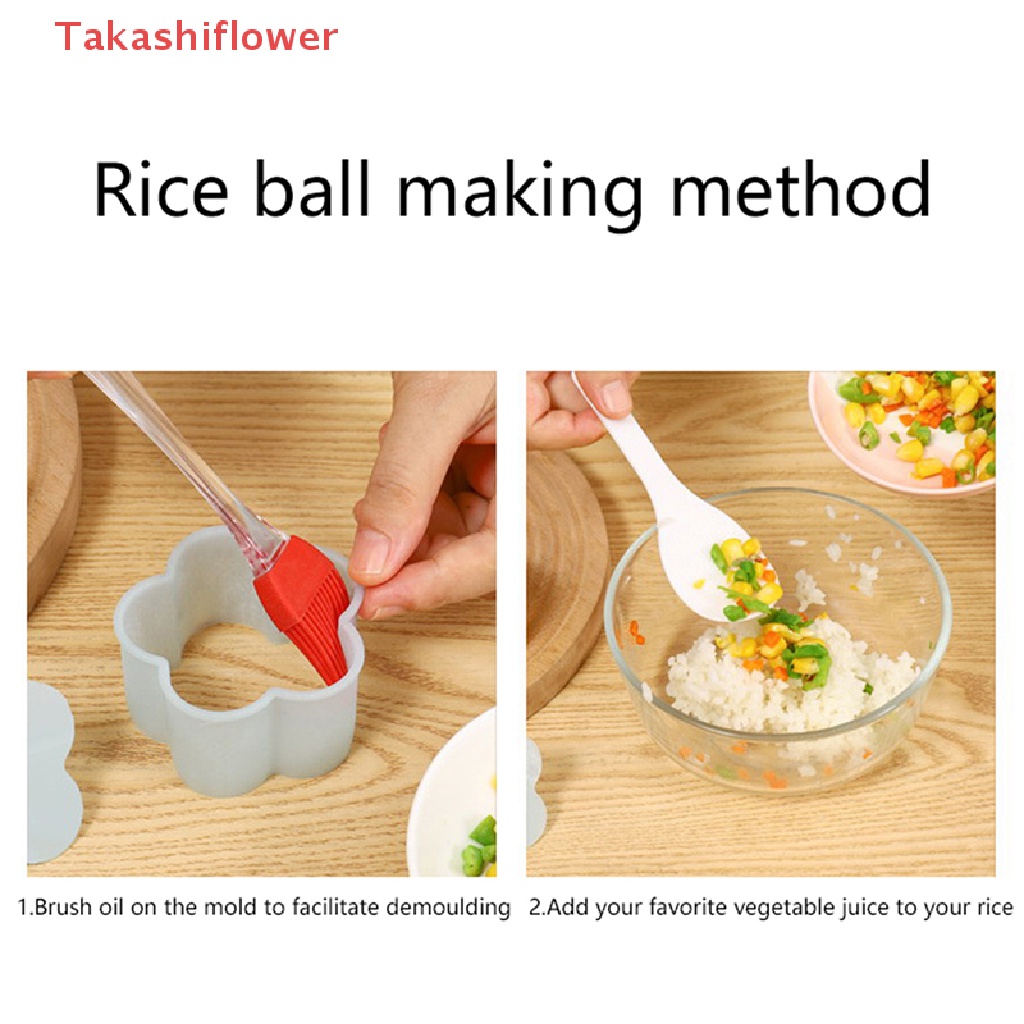 Set 5 Khuôn Làm Cơm Nắm Hình Hoạt Hình Dễ Thương