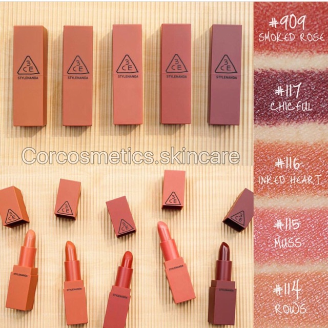 Son Thỏi 3CE Mood Recipe Matte | BigBuy360 - bigbuy360.vn