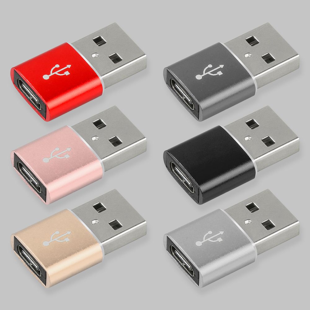Đầu Chuyển Đổi Cáp Sạc Nhanh Type C Sang USB 30 Bằng Hợp Kim Nhôm Cho iPhone 12 11