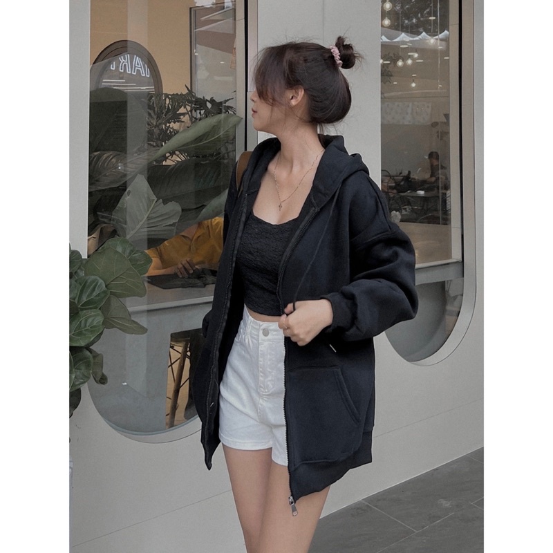 Áo khoác nỉ bông - 36661A - trơn