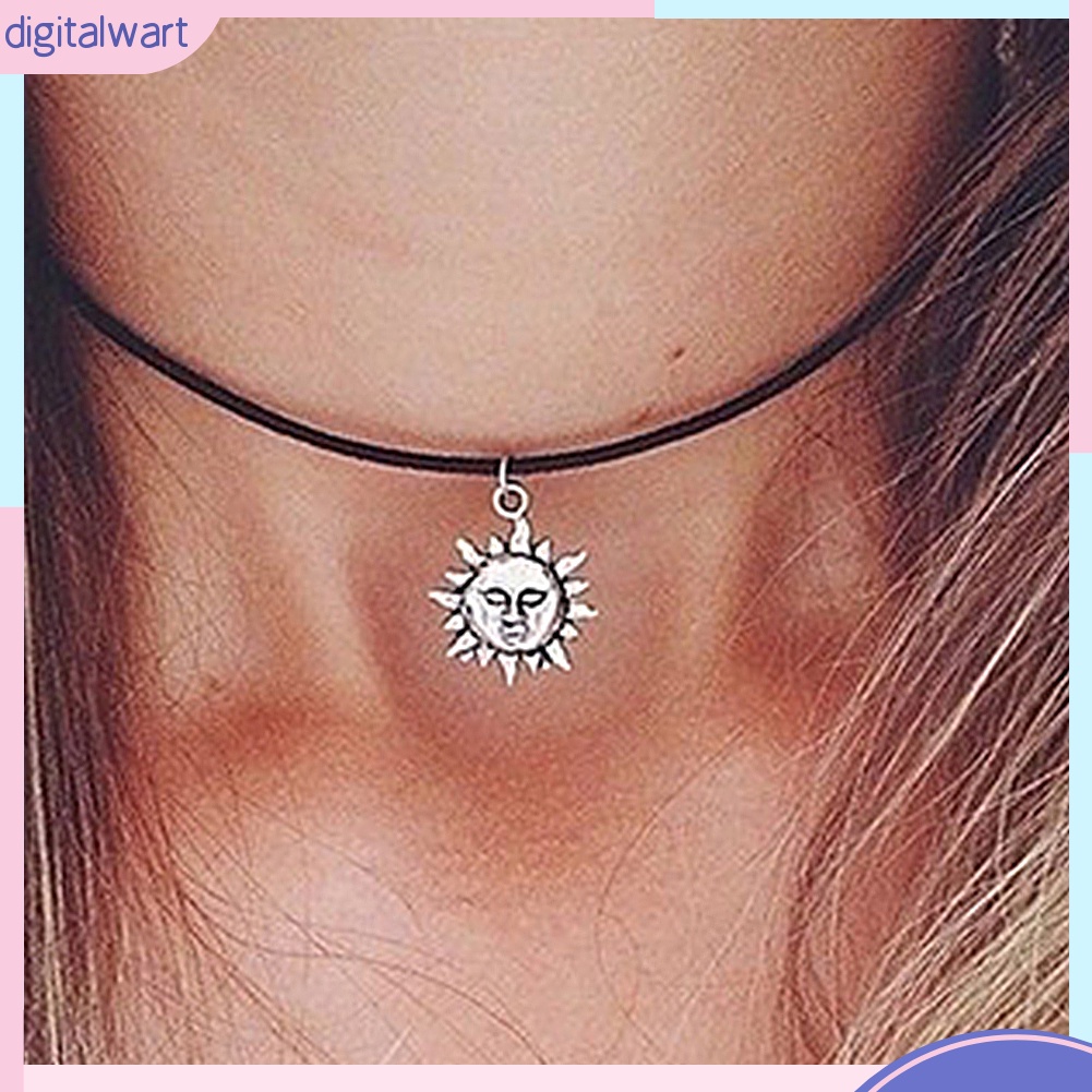 Dây Chuyền Kim Loại Mặt Hoa Hướng Dương Đính Đá Thời Trang Cho Nữ