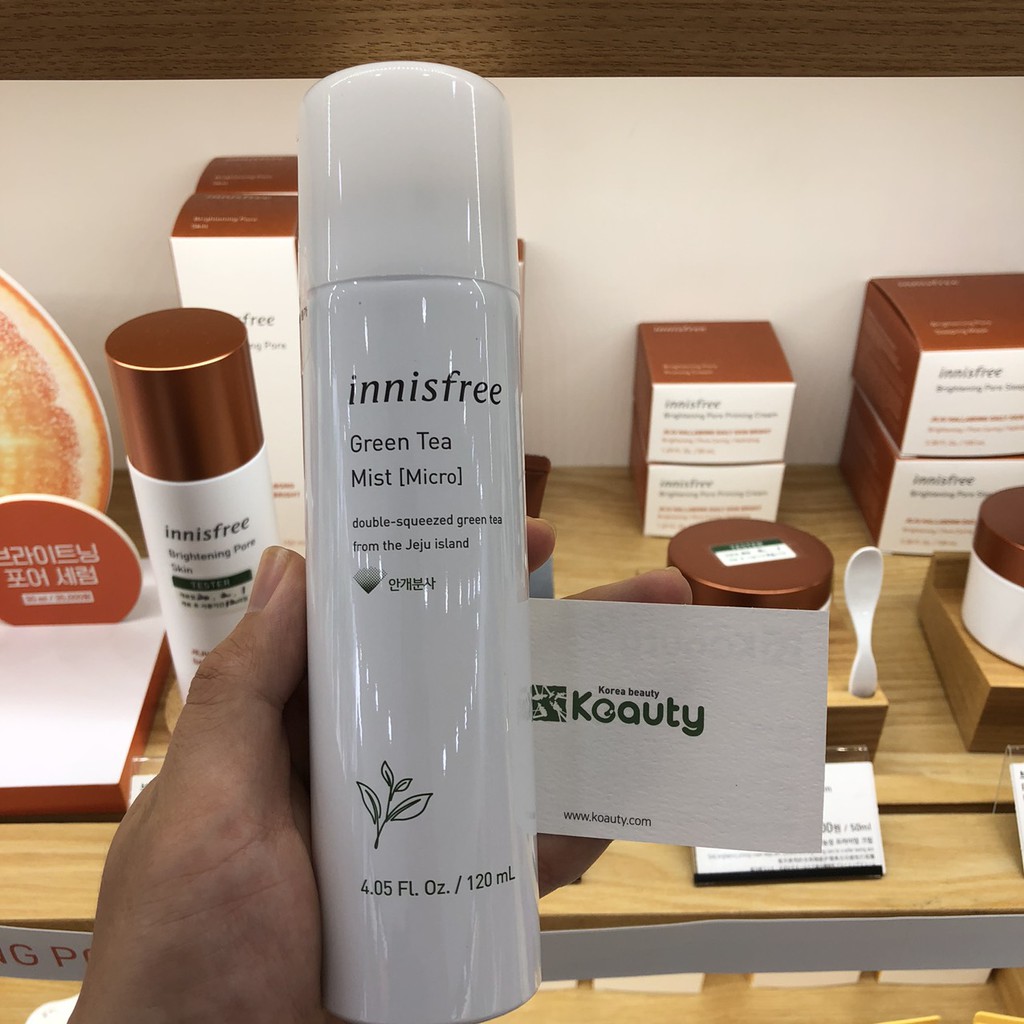 Xịt khoáng trà xanh dưỡng ẩm Innisfree Green tea Mist | BigBuy360 - bigbuy360.vn