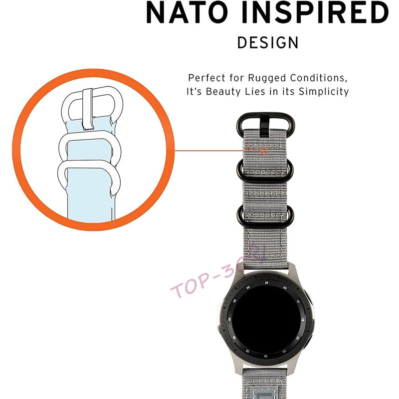 HUAWEI Dây Đồng Hồ Thông Minh Bằng Da UAG Dành Cho Samsung Galaxy Watch GT1/2 Size 42mm/46mm 20mm/22mm