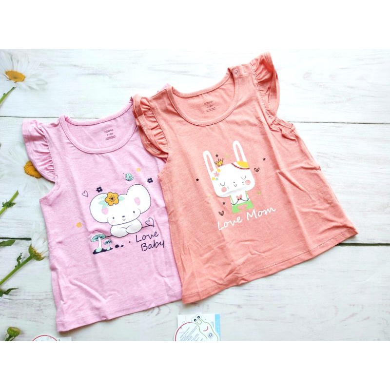 Bộ 3 lỗ sát nách cài vai bé trai bé gái Dokma - chất sợi tre co giãn tốt, siêu mềm mát