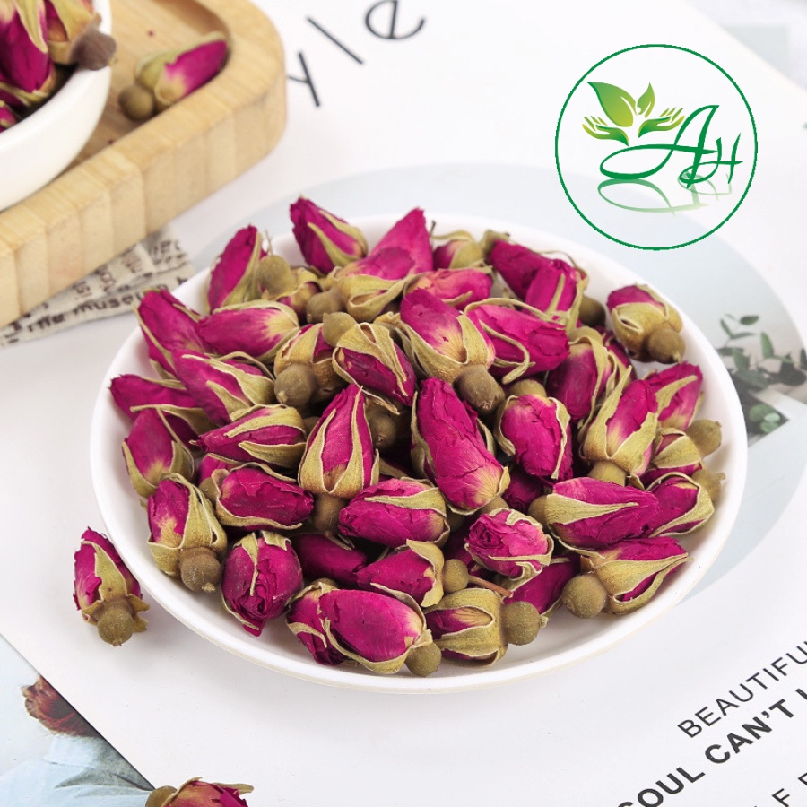 Trà Hoa Hồng Đà Lạt Sấy Khô 100gr Đẹp Da, Giảm Stress, Thải Độc, Chống lão hóa