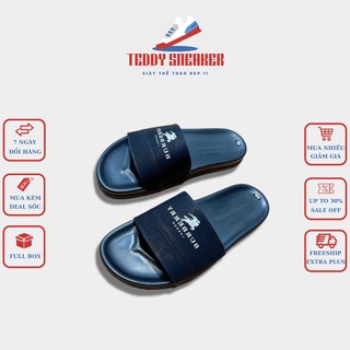 Dép da nam quai ngang 𝗕𝘂𝗿𝗯𝗲𝗿𝗿𝘆 siêu cấp - dép nam đế cao su chất cực đẹp cực bền full box