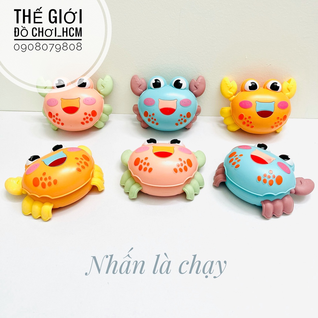 [HÀNG ĐẸP-CLIP THẬT] Đồ chơi trẻ em cua nhấn cót là chạy giúp bé phát triển khả năng sáng tạo, năng động, thích động vật