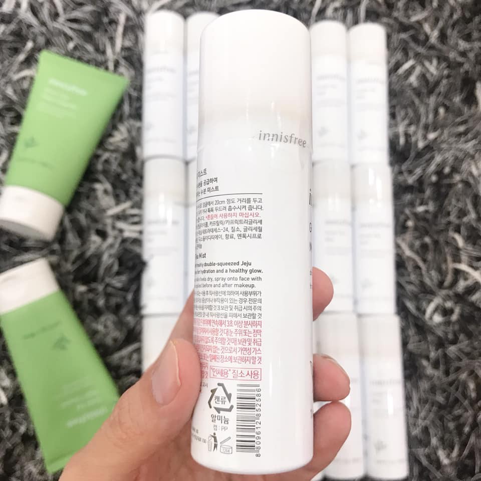 Xịt khoáng INNISFREE GREEN TEA MIST 50ml mẫu 2019 [date2022] | BigBuy360 - bigbuy360.vn