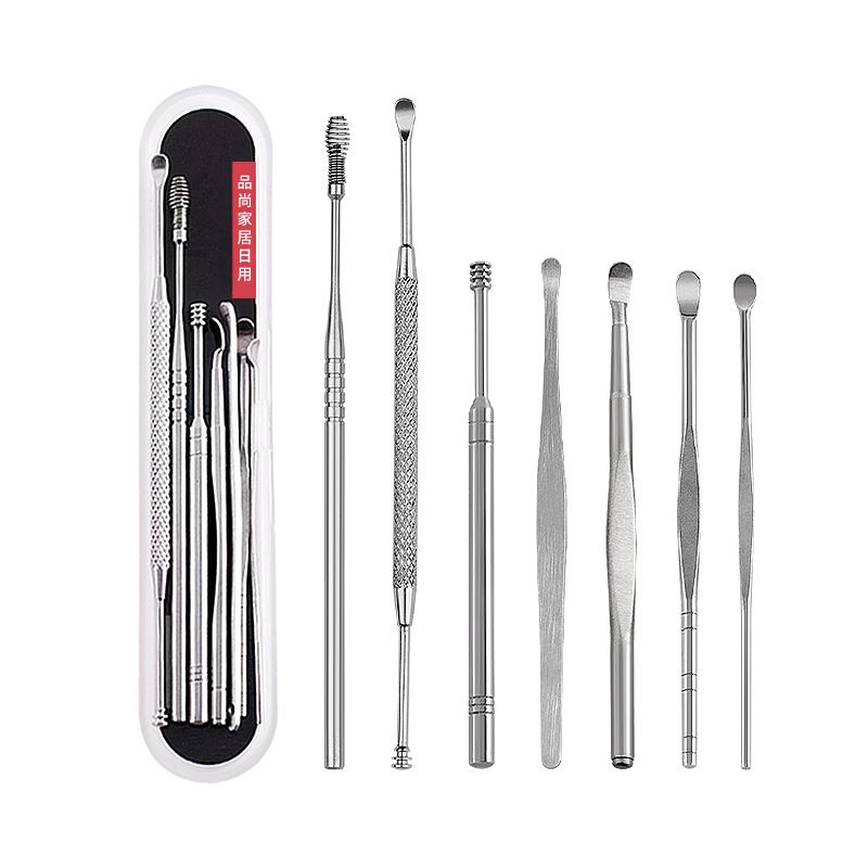 Bộ dụng cụ lấy ráy tai 7 món - Bộ ngoáy tai tiện dụng