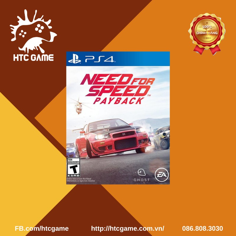 Đĩa game Need For Speed Payback dành cho máy PS4