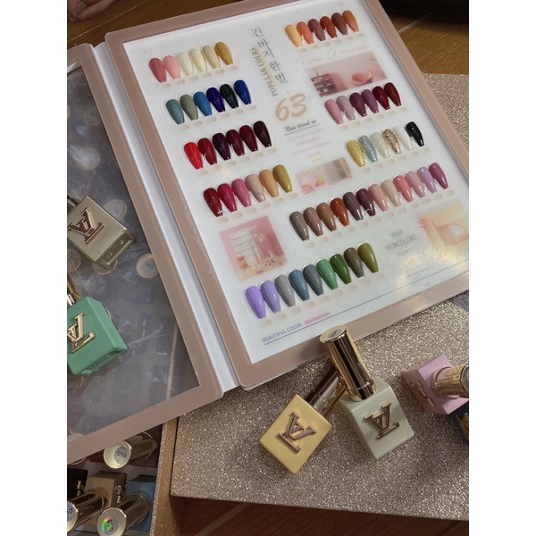 sét sơn gel very good nail 68 chai [ CHÍNH HÃNG ] “tặng kèm base top + 2 bảng màu”