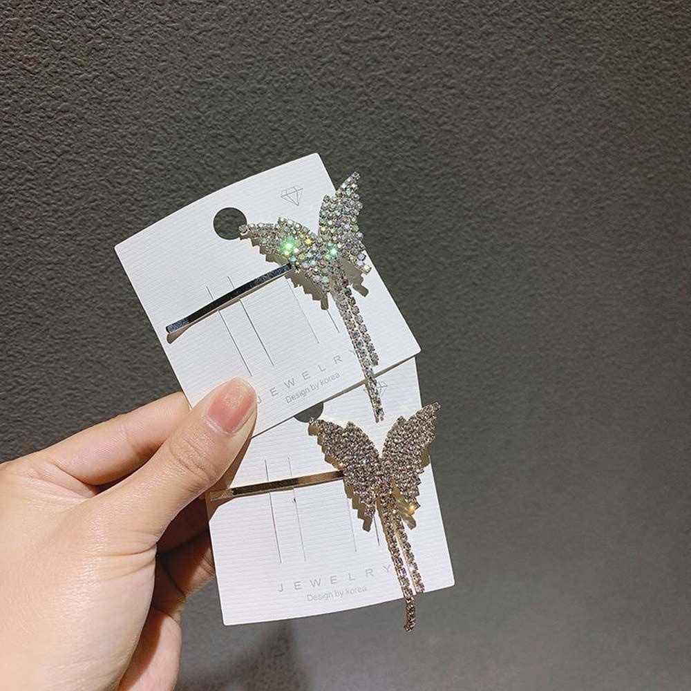 1 Kẹp Tóc Mái Hình Bướm Ngọt Ngào WMES15H Cho Nữ|Áo Kiểu Hàn Quốc Thiết Kế Trẻ Trung Cá Tính