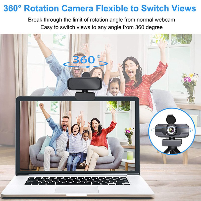 Webcam Kèm Mic 1080p Hd Cho Máy Tính | BigBuy360 - bigbuy360.vn